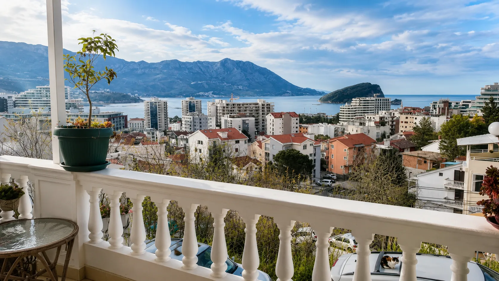 Rent, three bedroom apartment, 85m², Babin Do, Budva