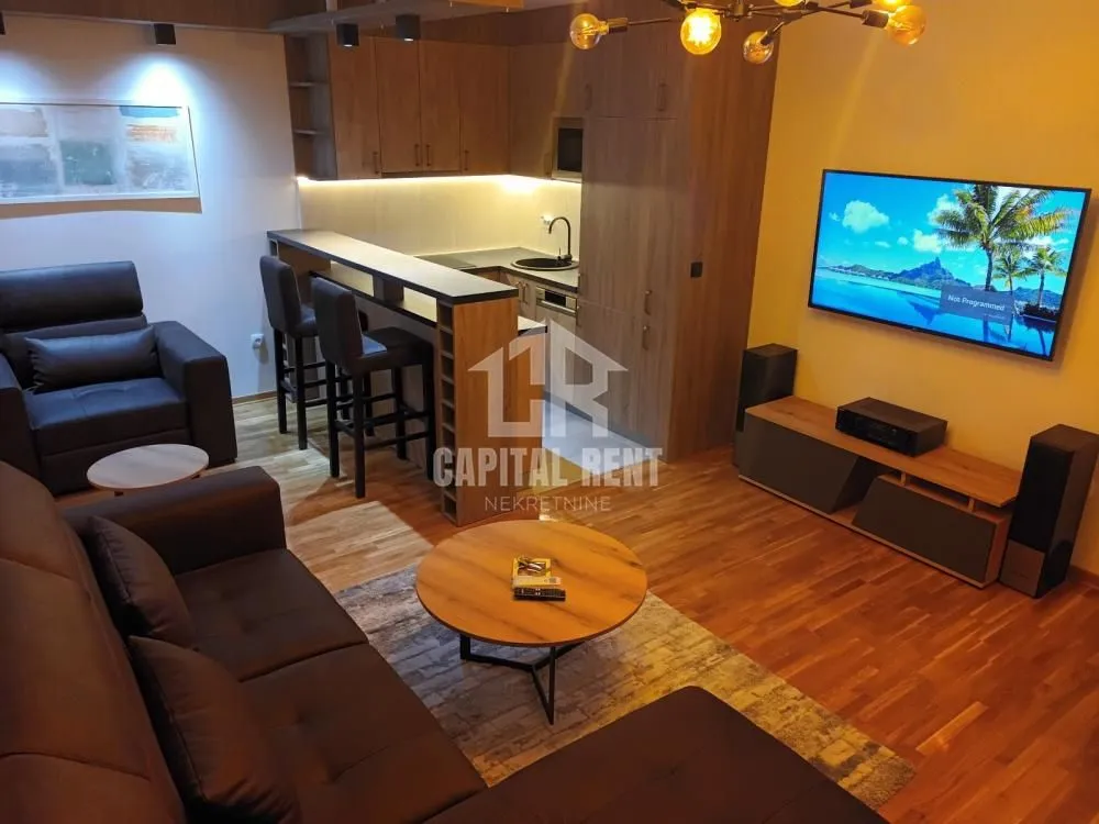 Izdavanje, dvosoban stan, 47m², Ledine, Beograd