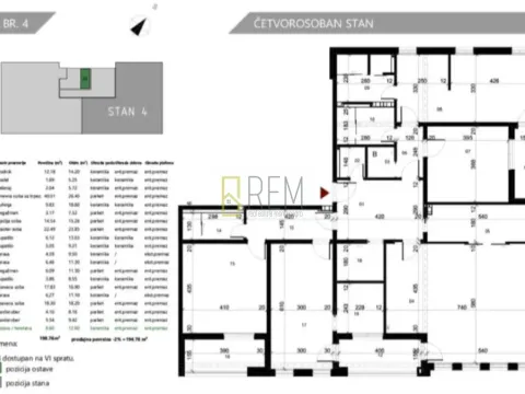 Prodaja, četvorosoban stan, 195m², Centar, Podgorica - image 8