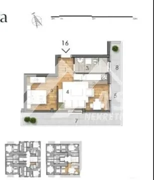 Prodaja, dvosoban stan, 51m², Detelinara, Novi Sad Sve Podlokacije - image 2