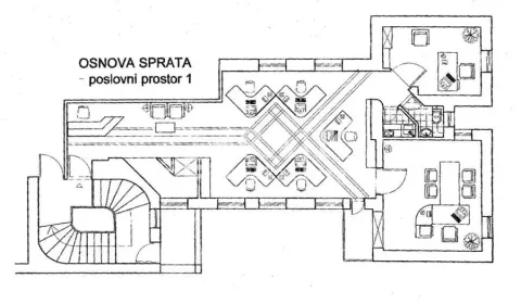 Floor plan of the office space. - image 5