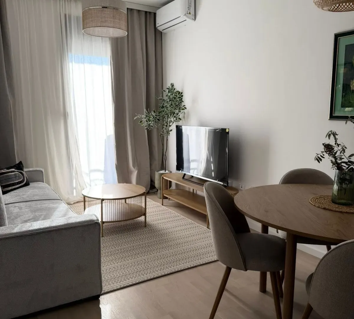 Rent, one bedroom apartment, 37m², Tološi, Podgorica