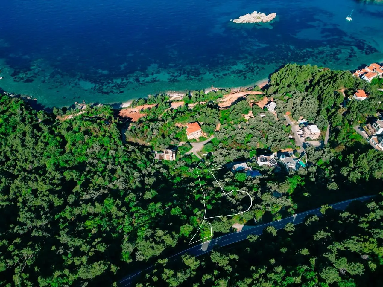 Prodaja, plac, 2390m², Sveti Stefan, Budva