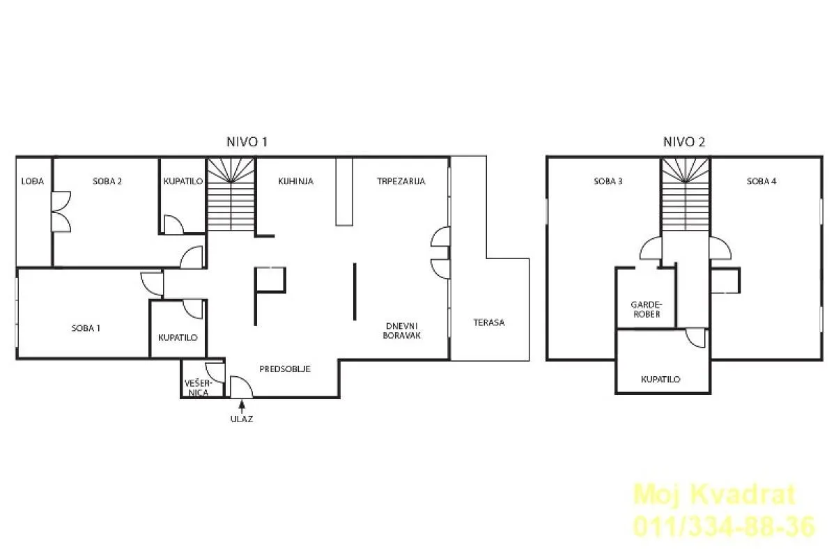 Sale, apartment, 174m², Crveni Krst, Beograd