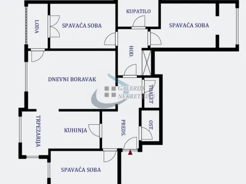 Sale, four bedroom apartment, 105m², Savski Venac, Beograd - image 5