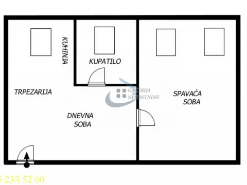 Prodaja, dvosoban stan, 33m², Obilićev Venac, Beograd - image 6