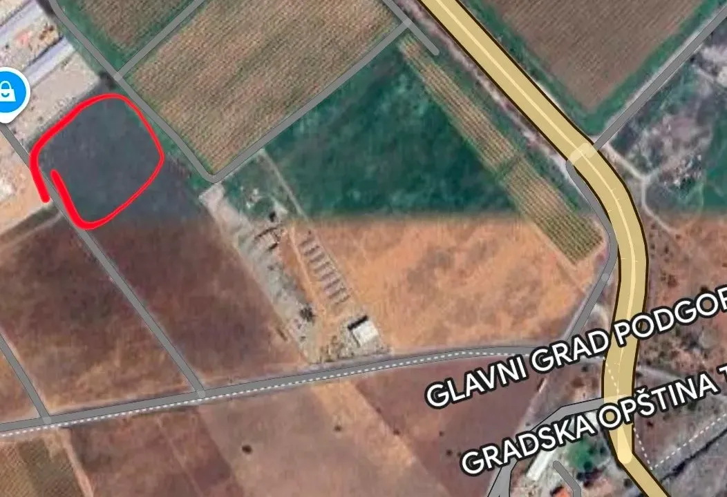 Sale, land lot, 4000m², Kuće Rakića, Podgorica