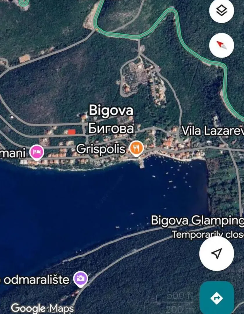 Prodaja, plac, 600m², Bigova, Kotor