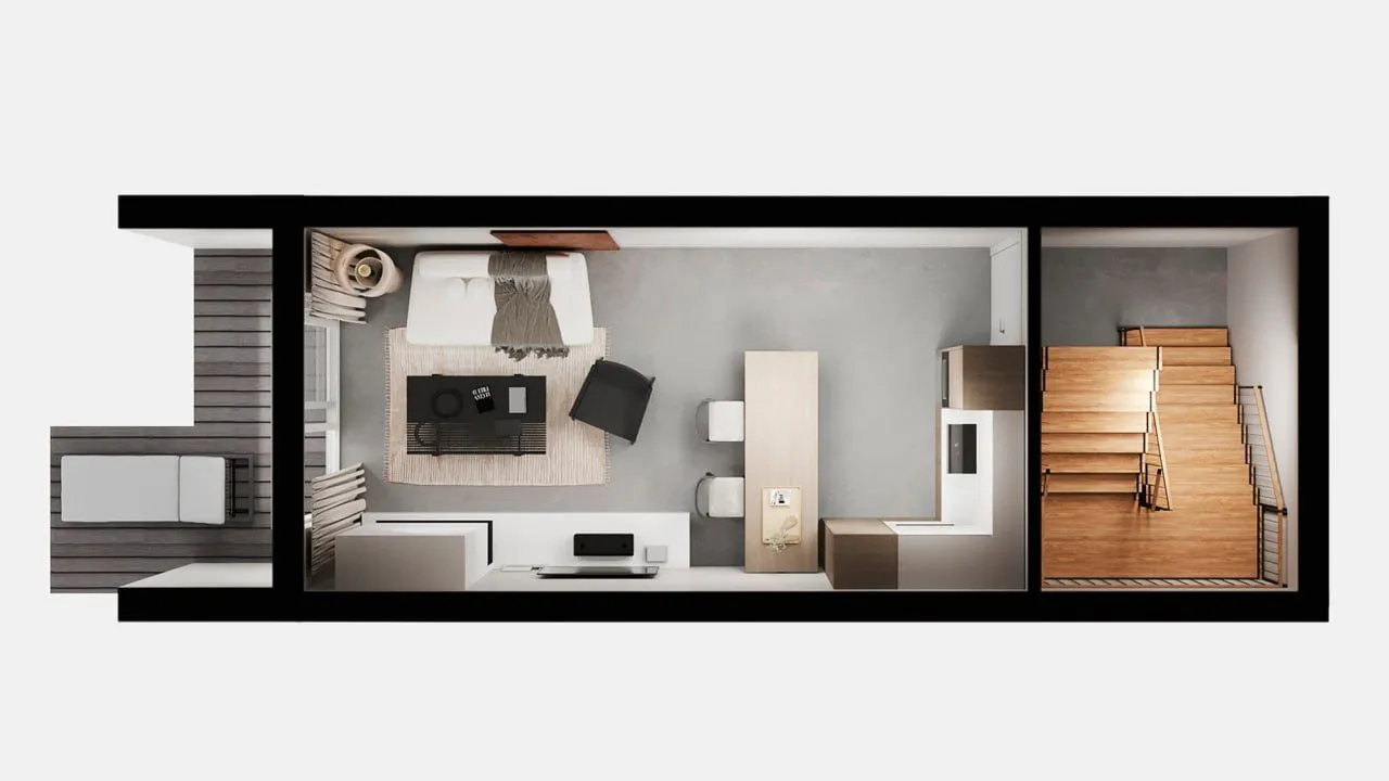 Prodaja, jednosoban stan, 56m², Bonići, Tivat