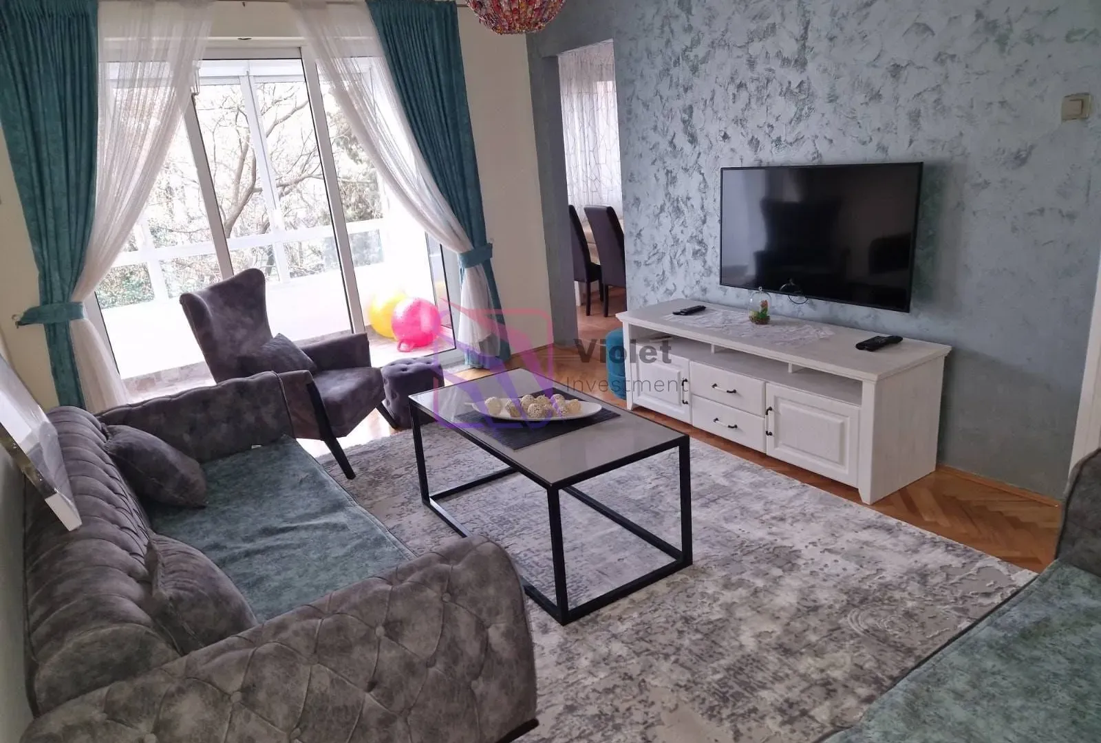 Rent, one bedroom apartment, 62m², Preko Morače, Podgorica