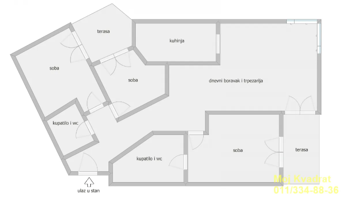 Prodaja, četvorosoban stan, 92m², Novi Banovci, Stara Pazova