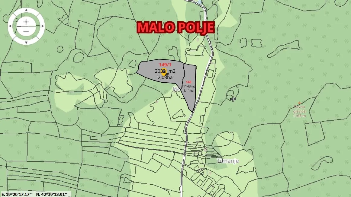 Prodaja, plac, 380000m², Podgorica, Crna Gora