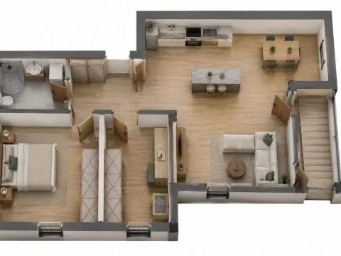 Sale, two bedroom apartment, 58m², Zemun Gornji Grad, Zemun Sve Podlokacije - image 1