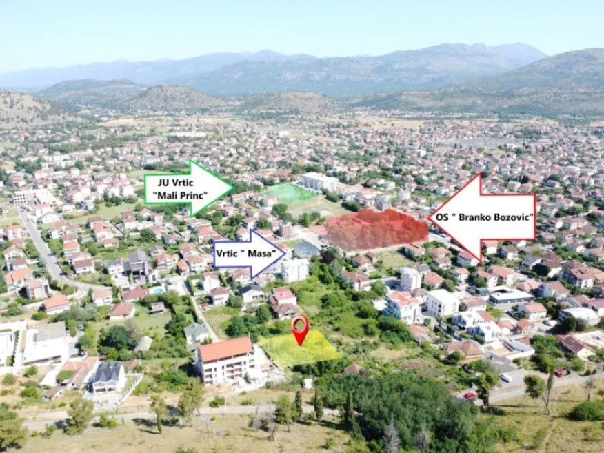 Prodaja, plac, 1070m², Zagorič, Podgorica