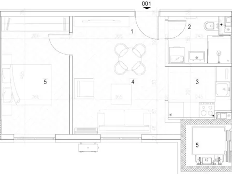 Prodaja, jednosoban stan, 38m², Veliki Mokri Lug, Zvezdara Sve Podlokacije - image 11