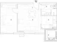 Prodaja, jednosoban stan, 38m², Veliki Mokri Lug, Zvezdara Sve Podlokacije - image 11