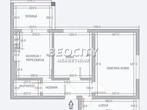 Sale, two bedroom apartment, 56m², Karaburma, Palilula Sve Podlokacije - image 18