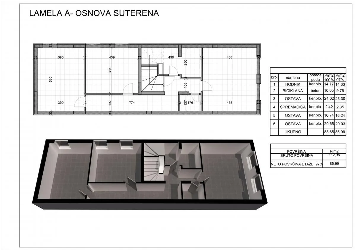 Sale, three bedroom apartment, 92m², Veternik, Novi Sad Sve Podlokacije
