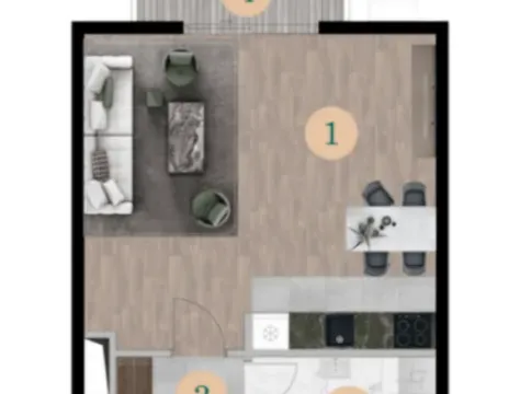 Prodaja, garsonjera, 40m², Bar, Crna Gora - image 2