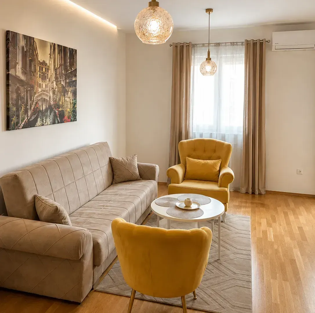 Rent, one bedroom apartment, 50m², Tuški Put, Podgorica