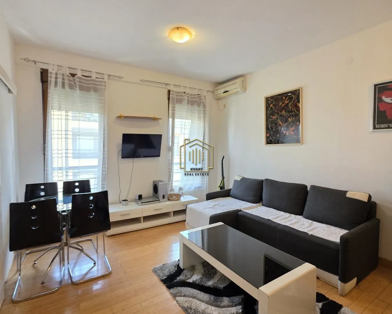 Rent, one bedroom apartment, 30m², Preko Morače, Podgorica