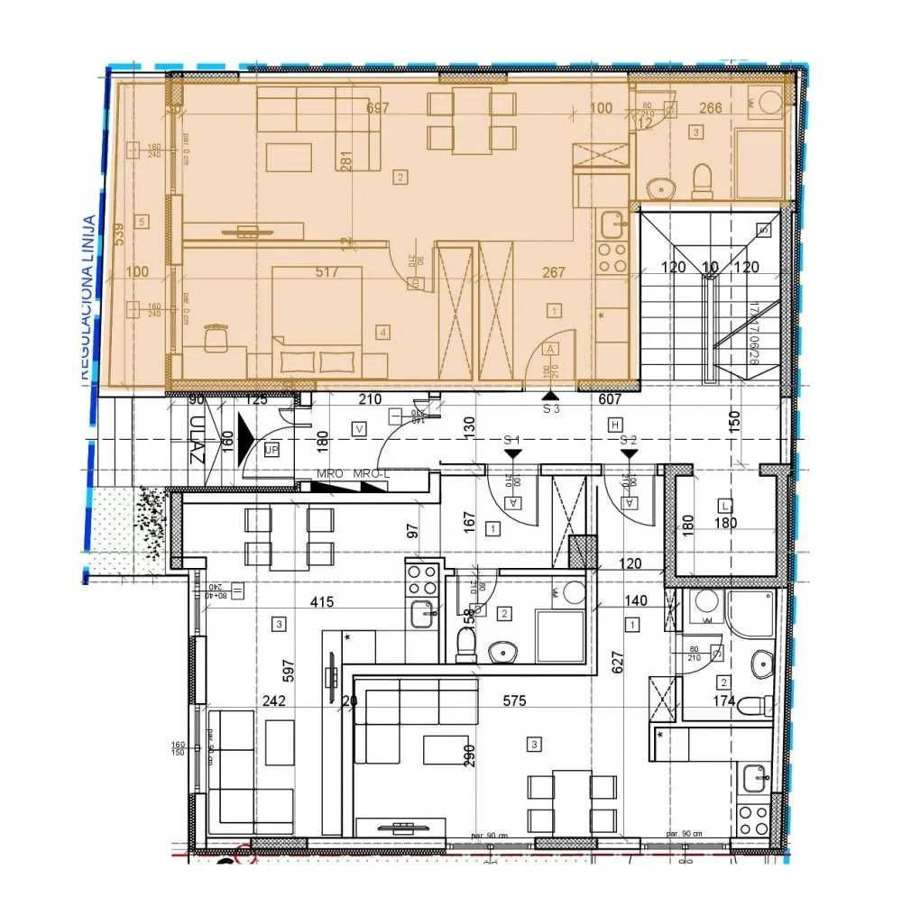 Sale, two bedroom apartment, 52m², Cvetkova Pijaca, Zvezdara Sve Podlokacije
