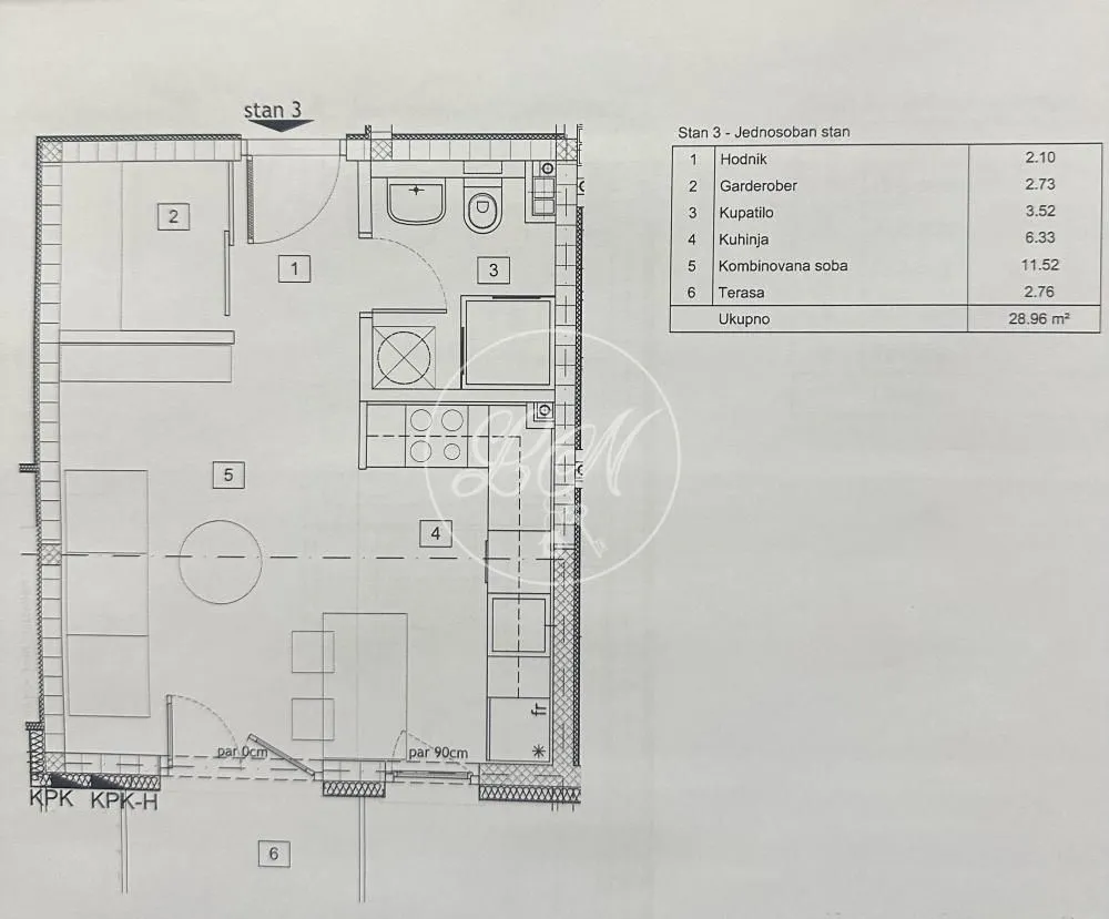 Prodaja, jednosoban stan, 29m², Zvezdara Sve Podlokacije, Beograd