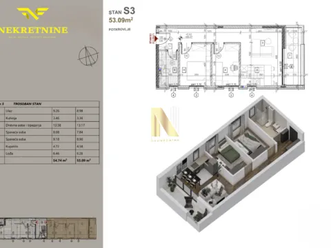 Prodaja, dvosoban stan, 53m², Veternička rampa, Novi Sad Sve Podlokacije - image 2