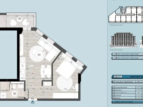 Sale, one bedroom apartment, 42m², Bar, Crna Gora - image 4
