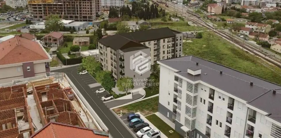 Prodaja, jednosoban stan, 44m², Stari Aerodrom, Podgorica