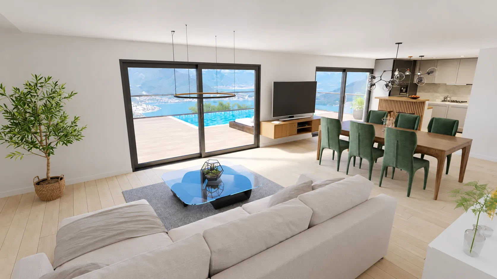 New 4-bedroom house, 175 m² on a 320 m² plot, private yard — Žvinje, Herceg Novi 3