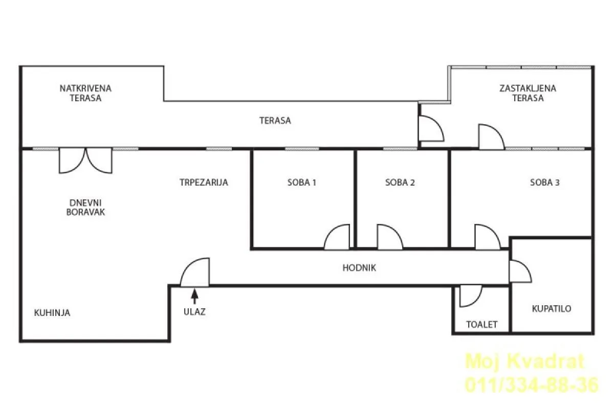 Sale, four bedroom apartment, 113m², Višnjička Banja, Palilula Sve Podlokacije