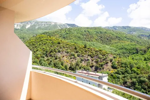 Pogled sa balkona na šumovita brda i planine. - image 5