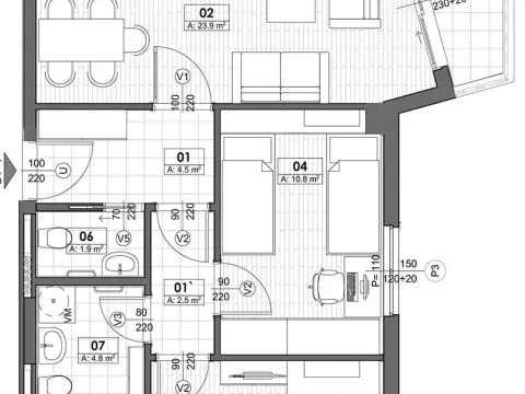 Prodaja, stan, 38m², Tivat, Crna Gora - image 17