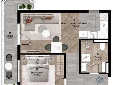 Prodaja, jednosoban stan, 46m², Centar, Kolašin - image 7