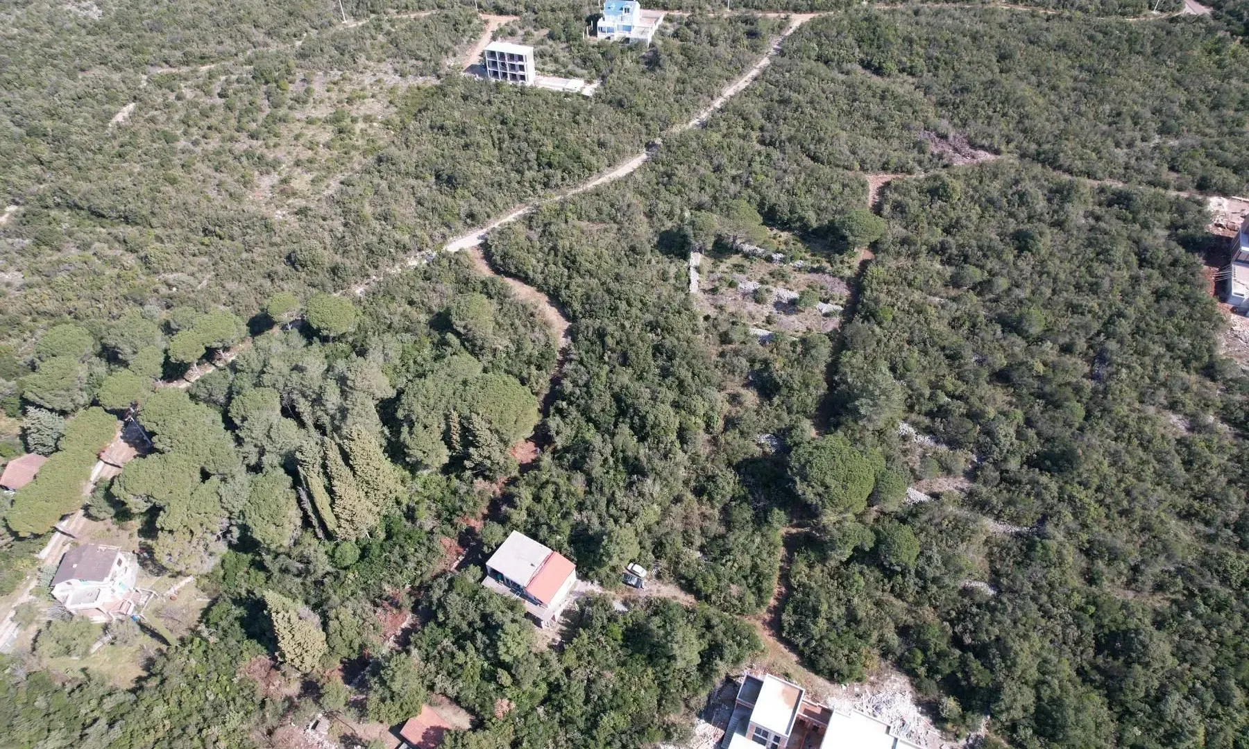 Prodaja, plac, 1000m², Zagora, Kotor
