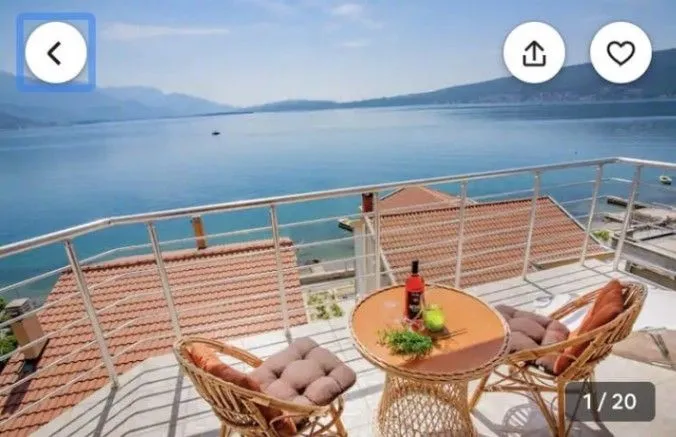 Rent, one bedroom apartment, 50m², Bijela, Herceg Novi