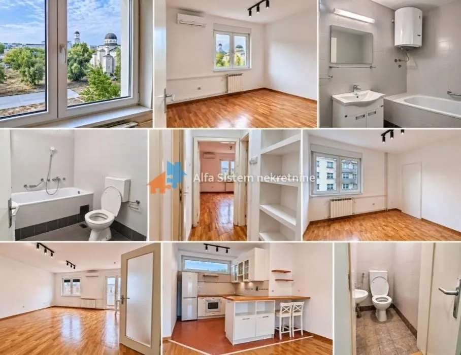 Izdavanje, trosoban stan, 77m², Novi Beograd Sve Podlokacije, Beograd