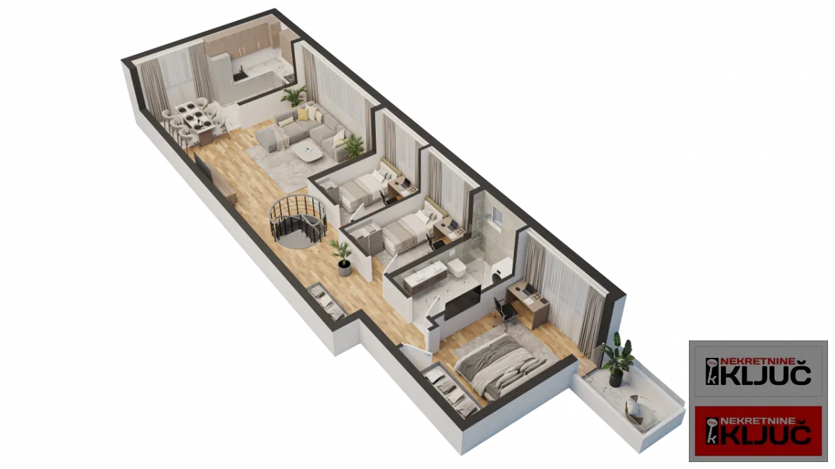 Sale, three bedroom apartment, 87m², Telep, Novi Sad Sve Podlokacije