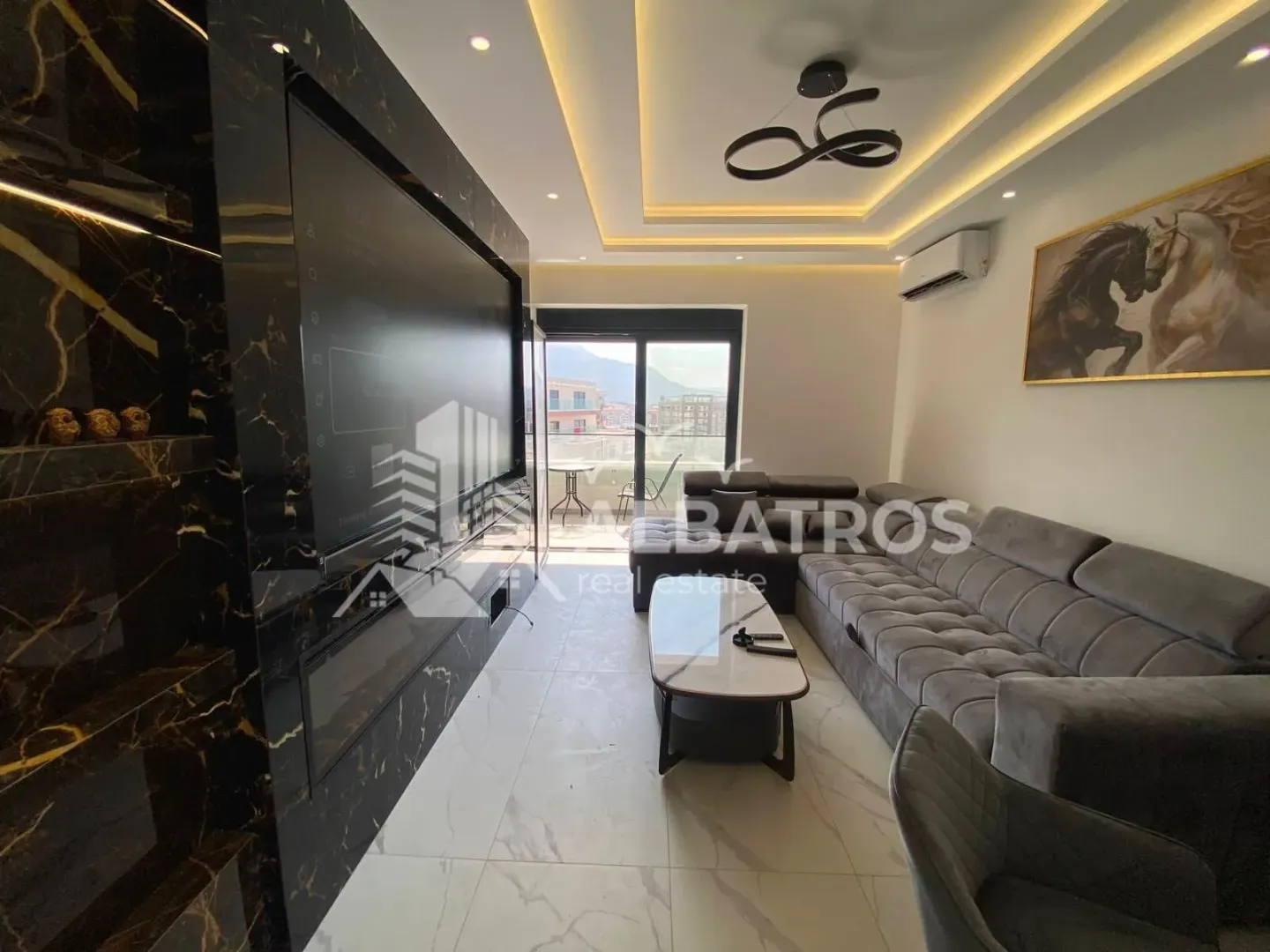Rent, one bedroom apartment, 60m², Ilino, Bar