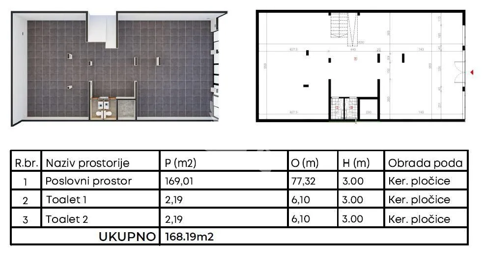 Sale, office space, 168m², Centar Sve Podlokacije, Beograd