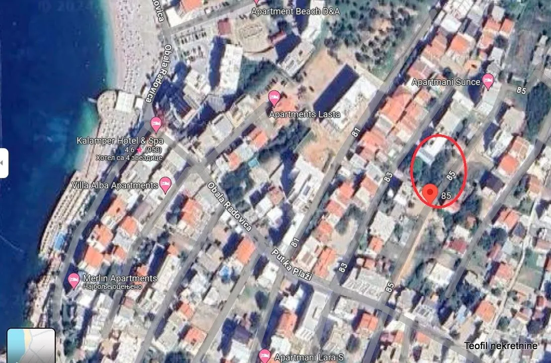 Prodaja, plac, 700m², Dobre Vode, Bar