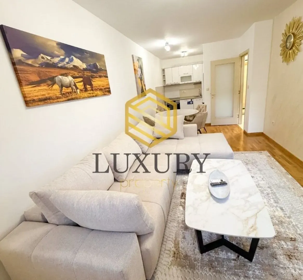 Rent, one bedroom apartment, 46m², Zagorič, Podgorica