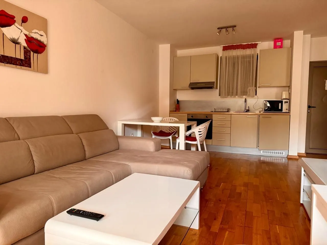 Izdavanje, jednosoban stan, 47m², Pržno, Budva