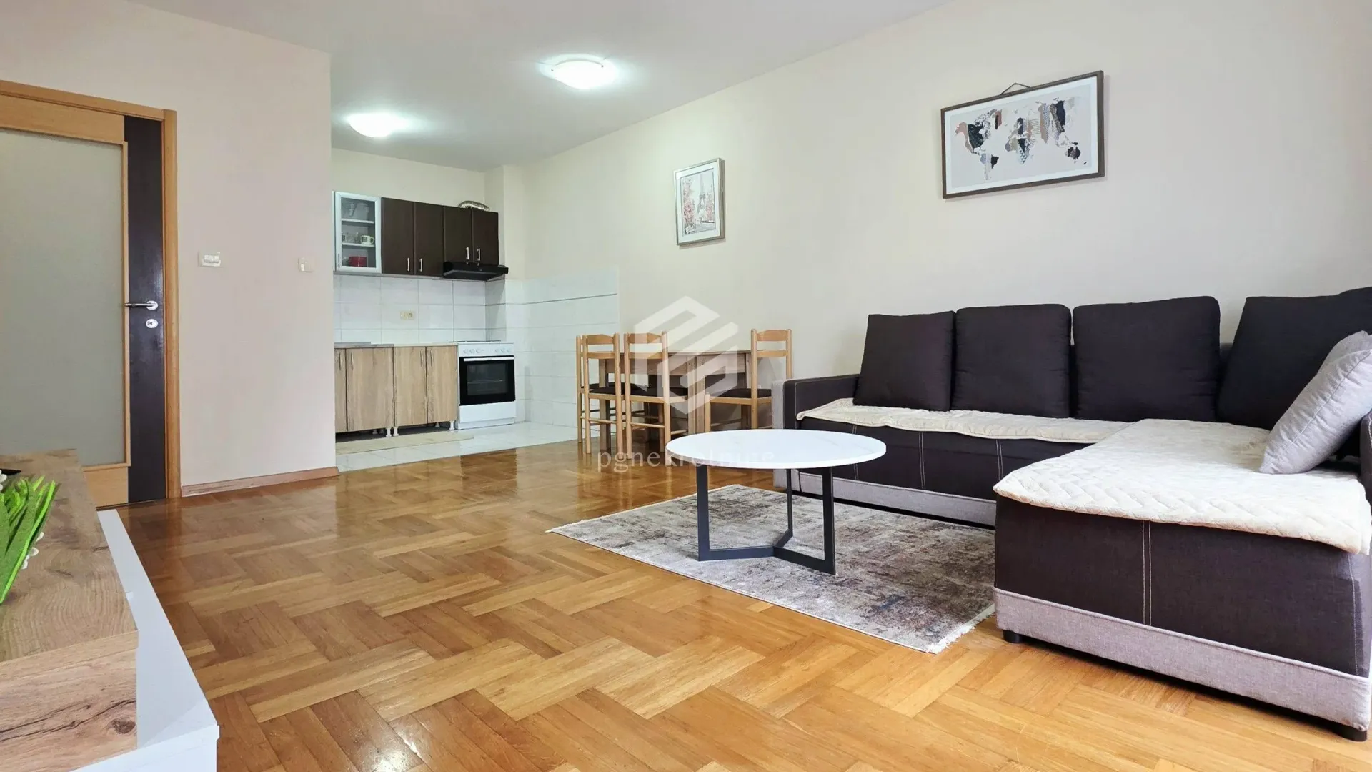 Rent, one bedroom apartment, 52m², Tuški Put, Podgorica