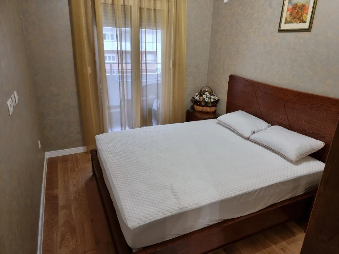 Bedroom with a double bed.