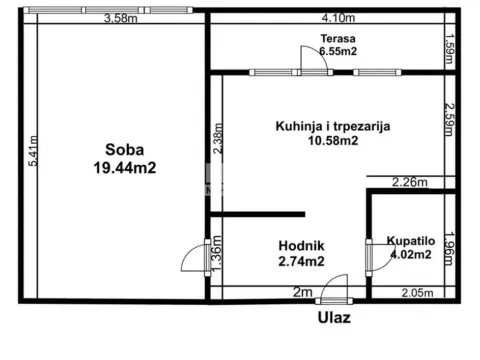 Prodaja, jednosoban stan, 41m², Brace Jerković, Voždovac Sve Podlokacije - image 9
