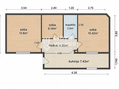 Prodaja, dvosoban stan, 45m², Bogoslovija, Palilula Sve Podlokacije - image 4