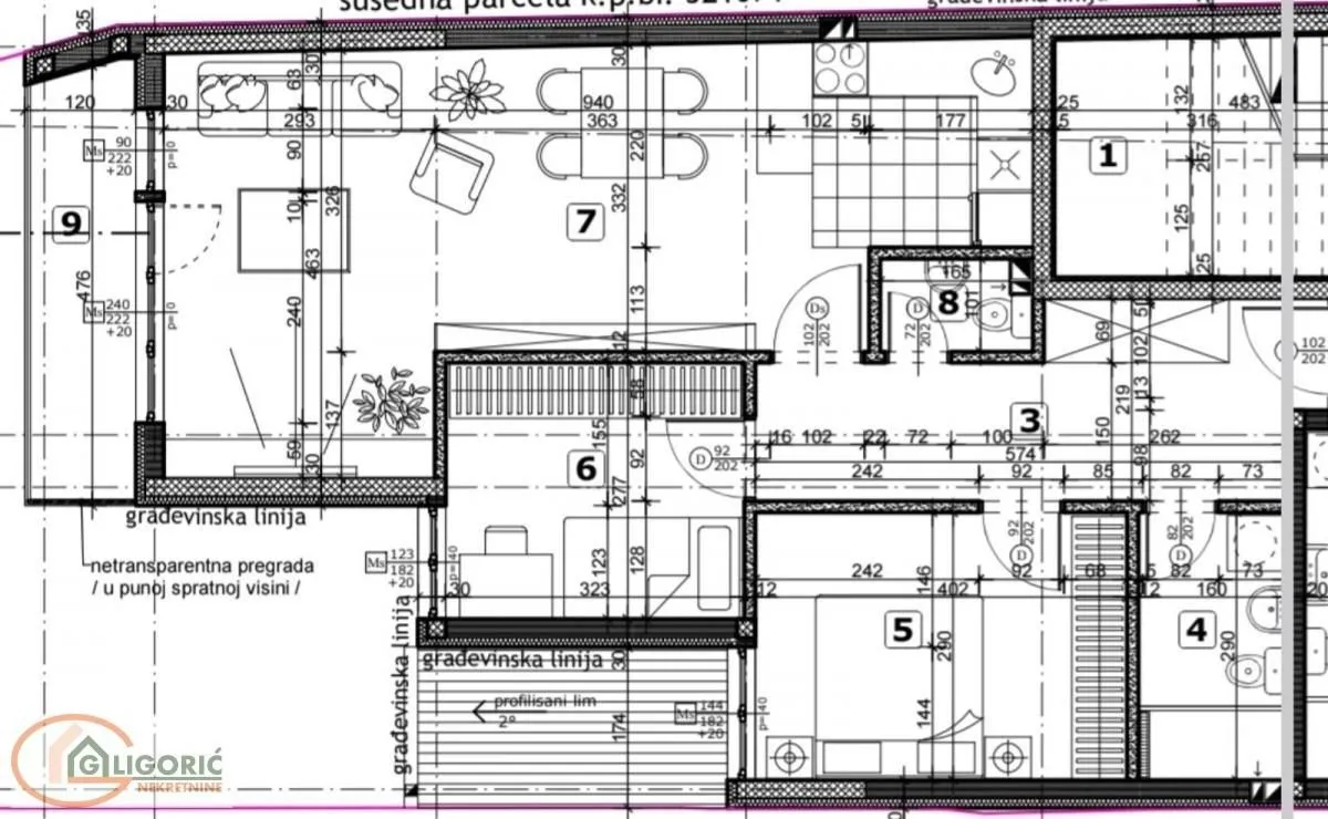 Sale, three bedroom apartment, 74m², Pančevo, Srbija