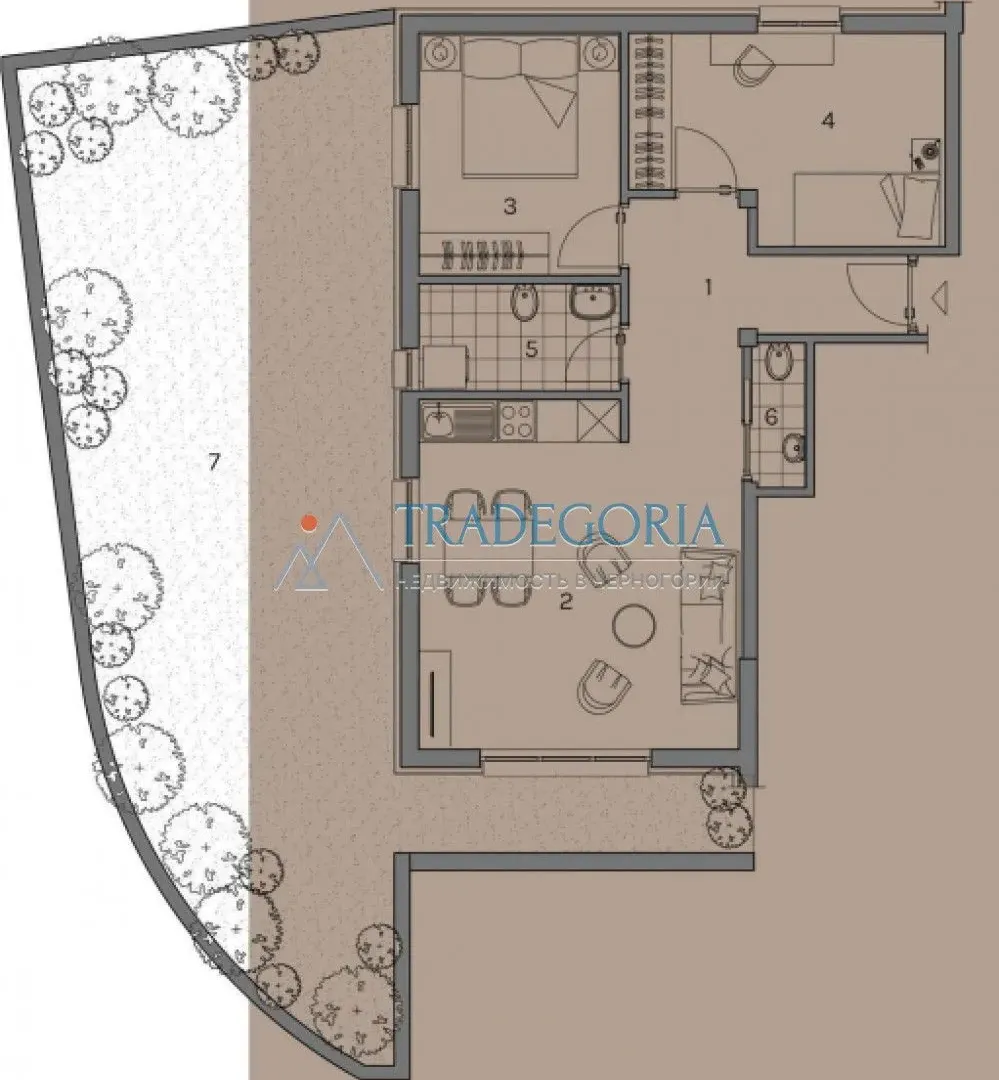 Prodaja, dvosoban stan, 104m², Dobrota, Kotor